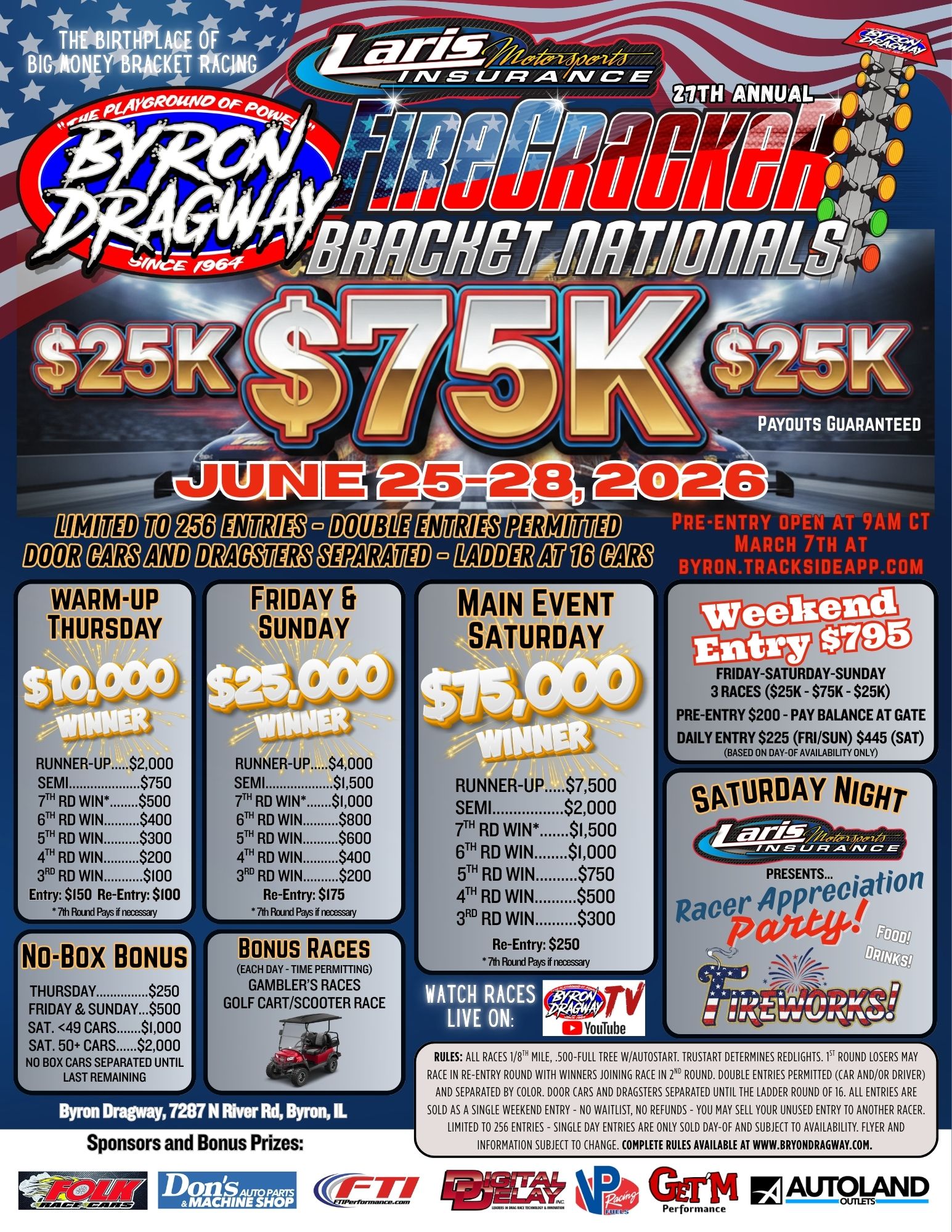 27th Annual Firecracker Bracket Nationals